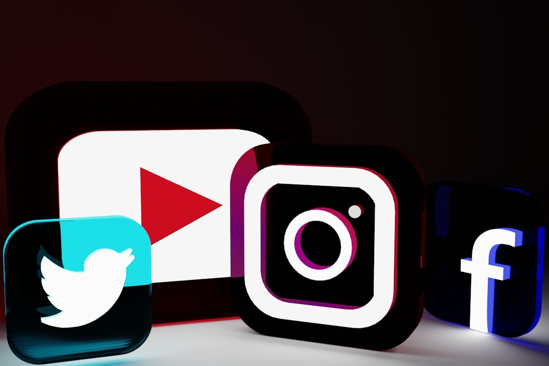 about-01 social media logo render in CYCLES